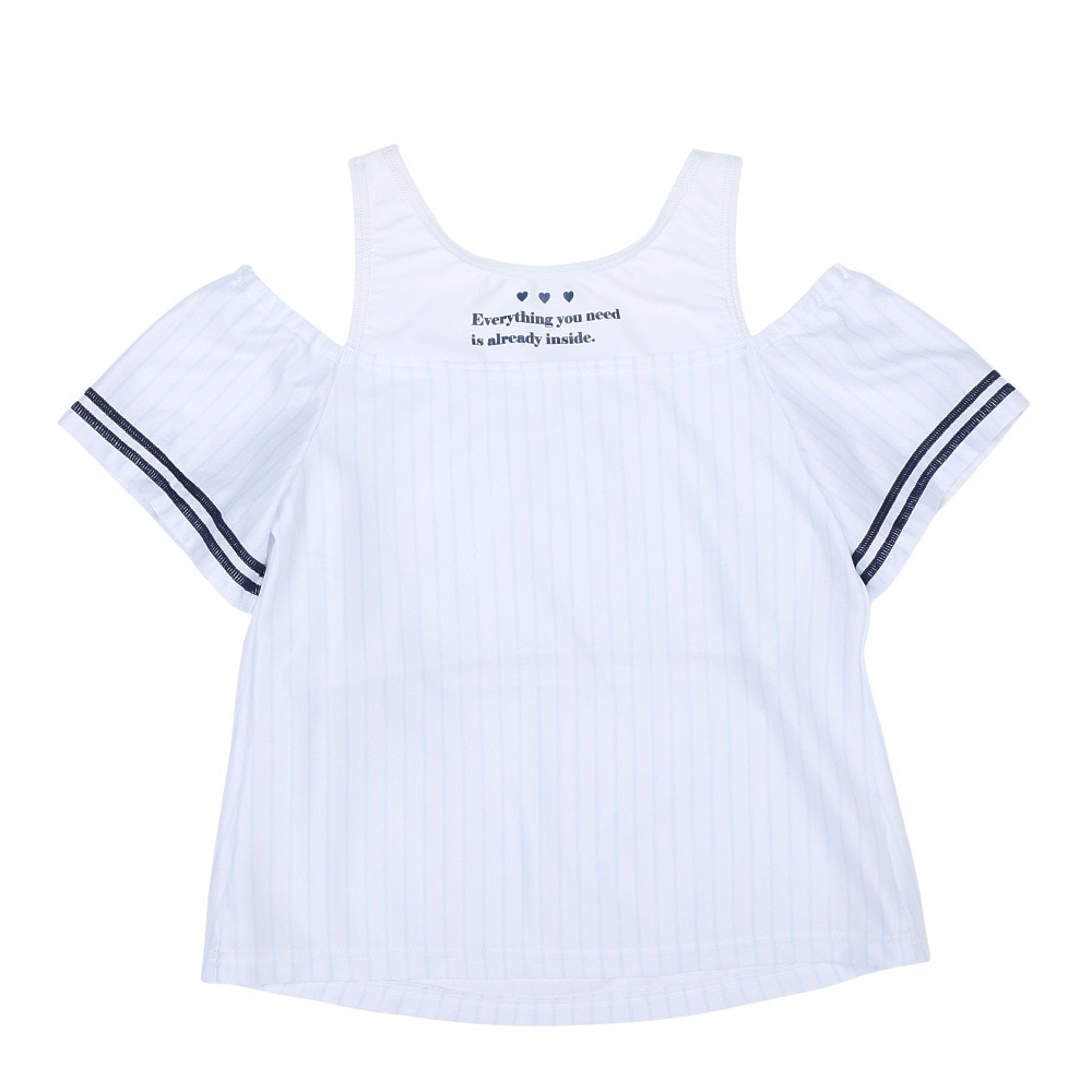 ALGY（ALGY）（キッズ）ジュニア レイヤード風トップス セパレーツ水着 2点セット インナーパンツ付き 3337071-55