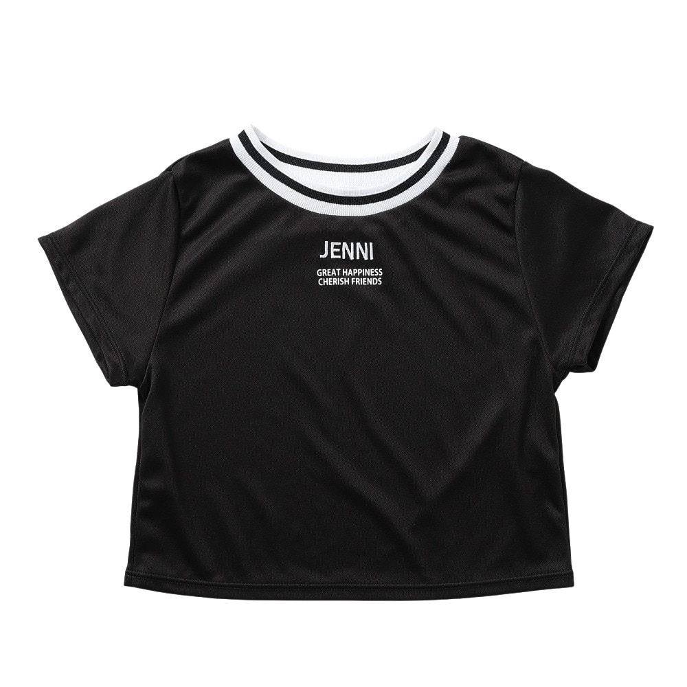 ジェニィ（JENNI）（キッズ）ジュニア セパレーツ水着 Tシャツ付き タンキニ スカート 4点セット 3338092-11
