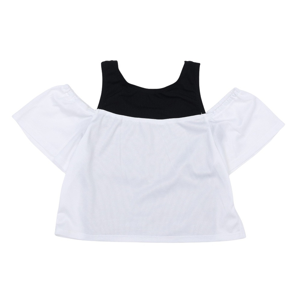 ALGY（ALGY）（キッズ）ジュニア 短丈オフショル セパレーツ水着 2点セット インナーパンツ付き 3353901-19