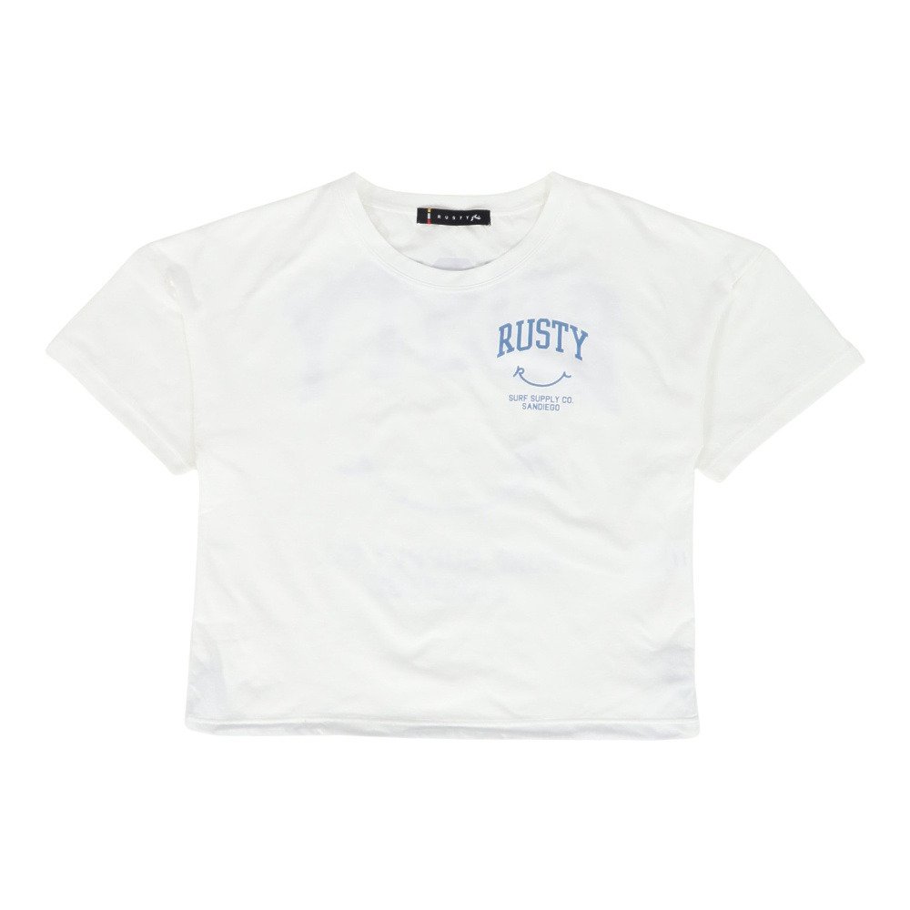 ラスティ（RUSTY）（キッズ）水着 キッズ 裾ドロストニコちゃんラッシュTシャツ付き 4点セット 966801BL