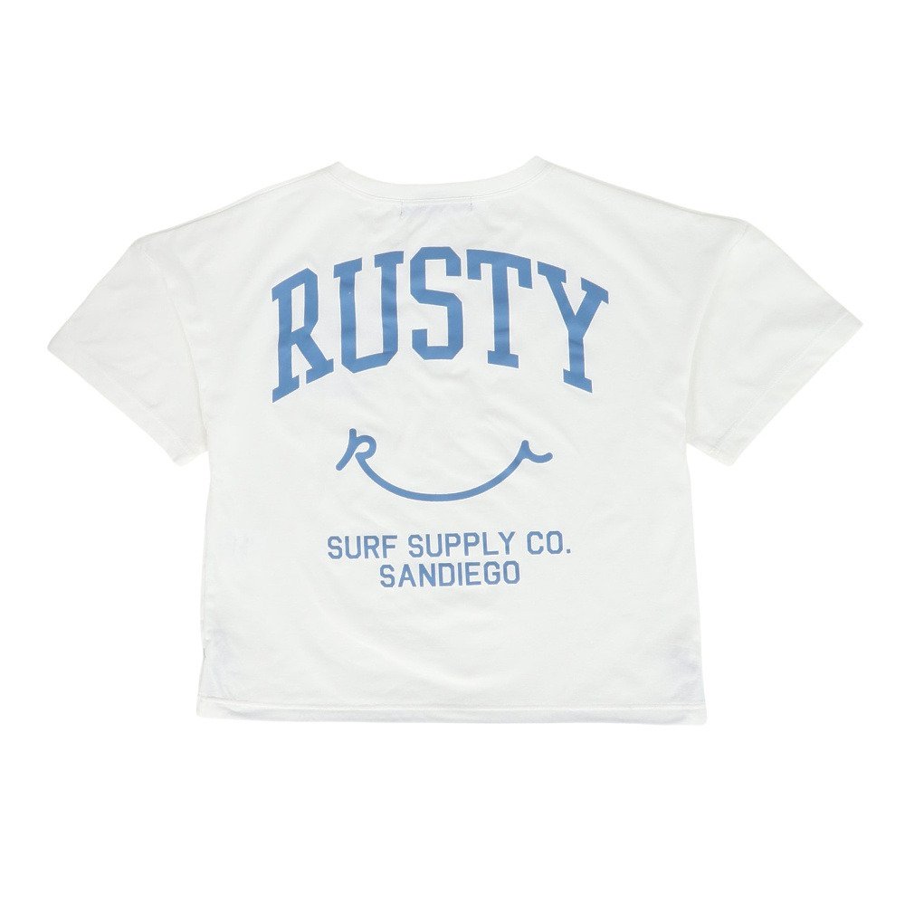 ラスティ（RUSTY）（キッズ）水着 キッズ 裾ドロストニコちゃんラッシュTシャツ付き 4点セット 966801BL