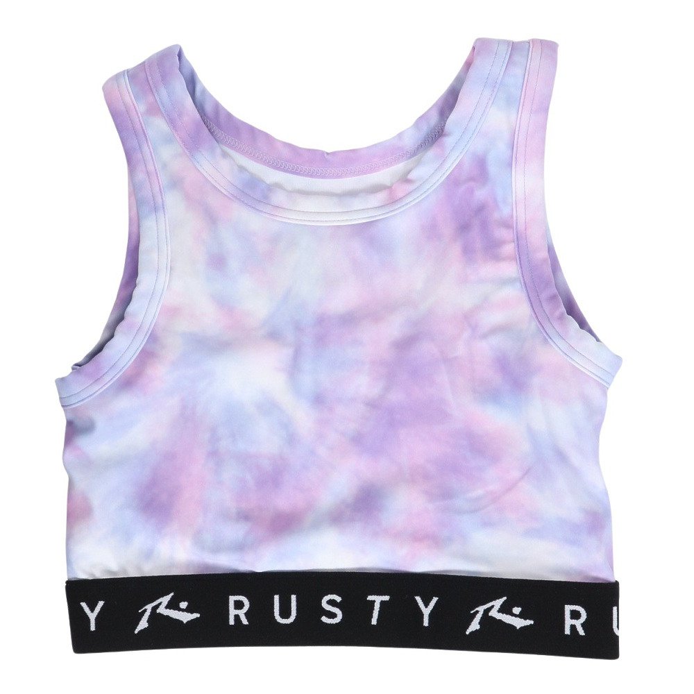 ラスティ（RUSTY）（キッズ）水着 キッズ 裾ドロストニコちゃんラッシュTシャツ付き 4点セット 966801PPL