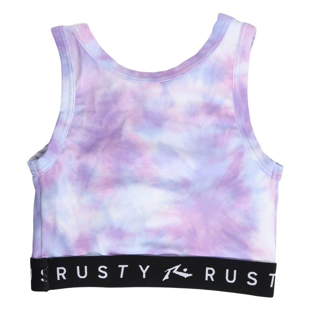 ラスティ（RUSTY）（キッズ）水着 キッズ 裾ドロストニコちゃんラッシュTシャツ付き 4点セット 966801PPL