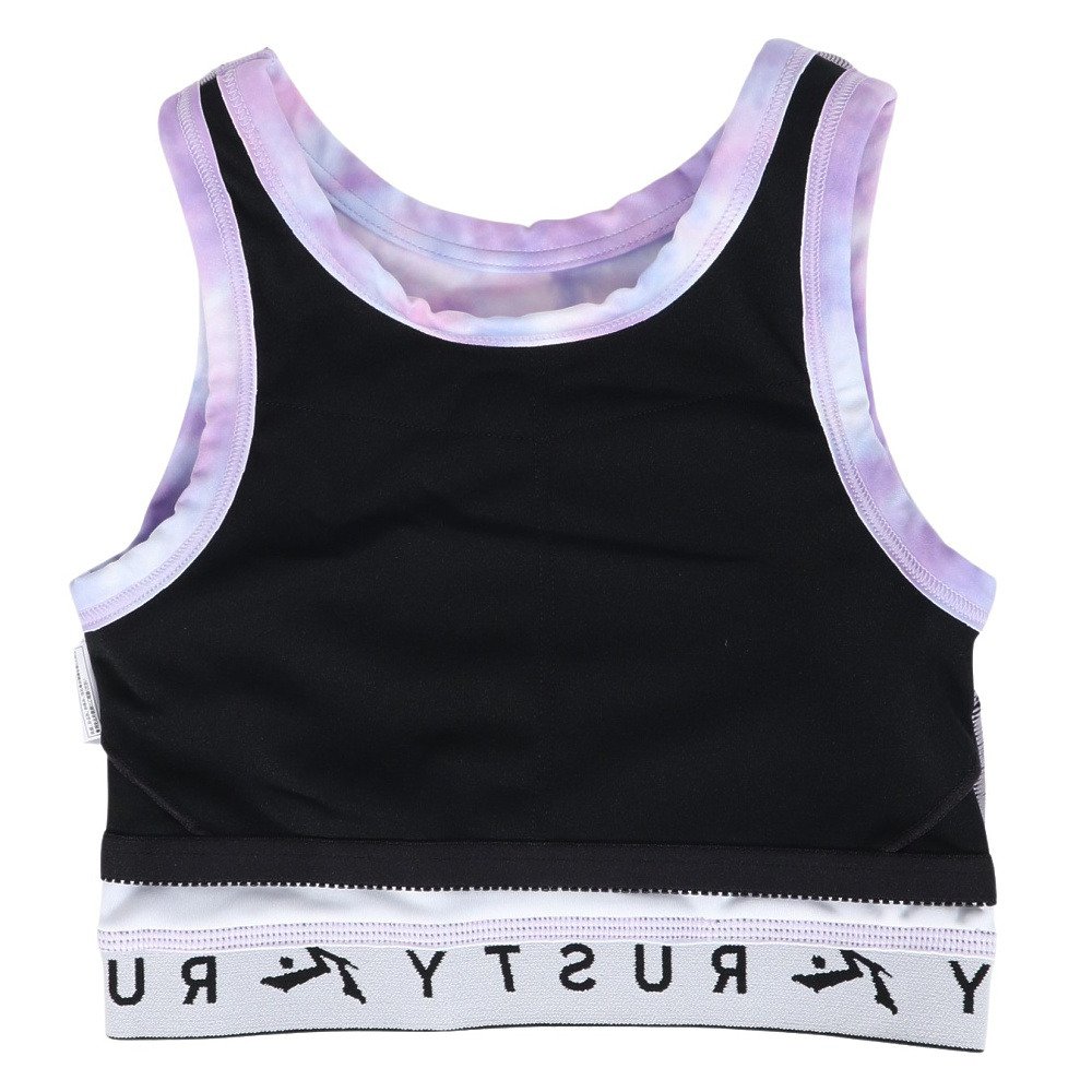 ラスティ（RUSTY）（キッズ）水着 キッズ 裾ドロストニコちゃんラッシュTシャツ付き 4点セット 966801PPL