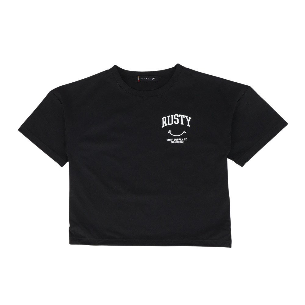 ラスティ（RUSTY）（キッズ）水着 キッズ 裾ドロストニコちゃんラッシュTシャツ付き 4点セット 966801PPL