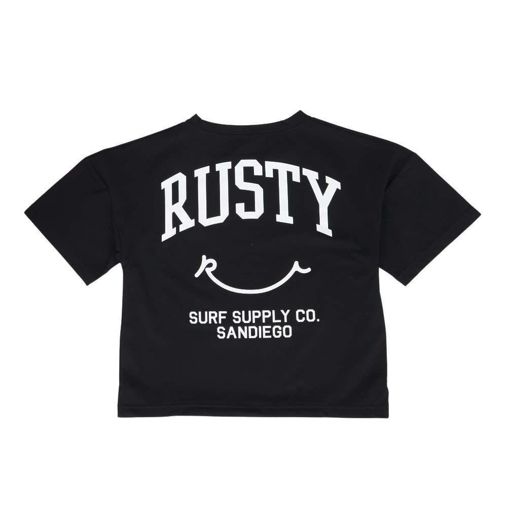 ラスティ（RUSTY）（キッズ）水着 キッズ 裾ドロストニコちゃんラッシュTシャツ付き 4点セット 966801PPL