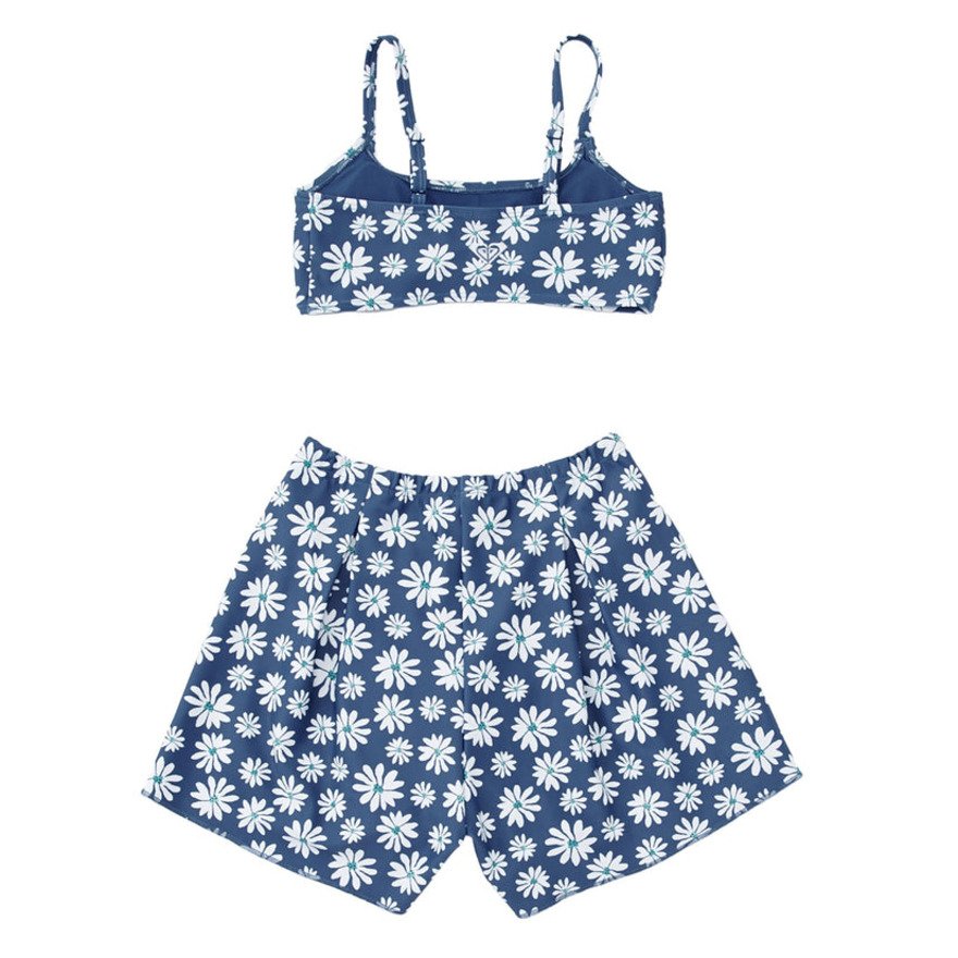 ロキシー（ROXY）（キッズ）PEAKDAY 3点セット ラッシュTシャツ付き 水着 26SPTSW261102BLU