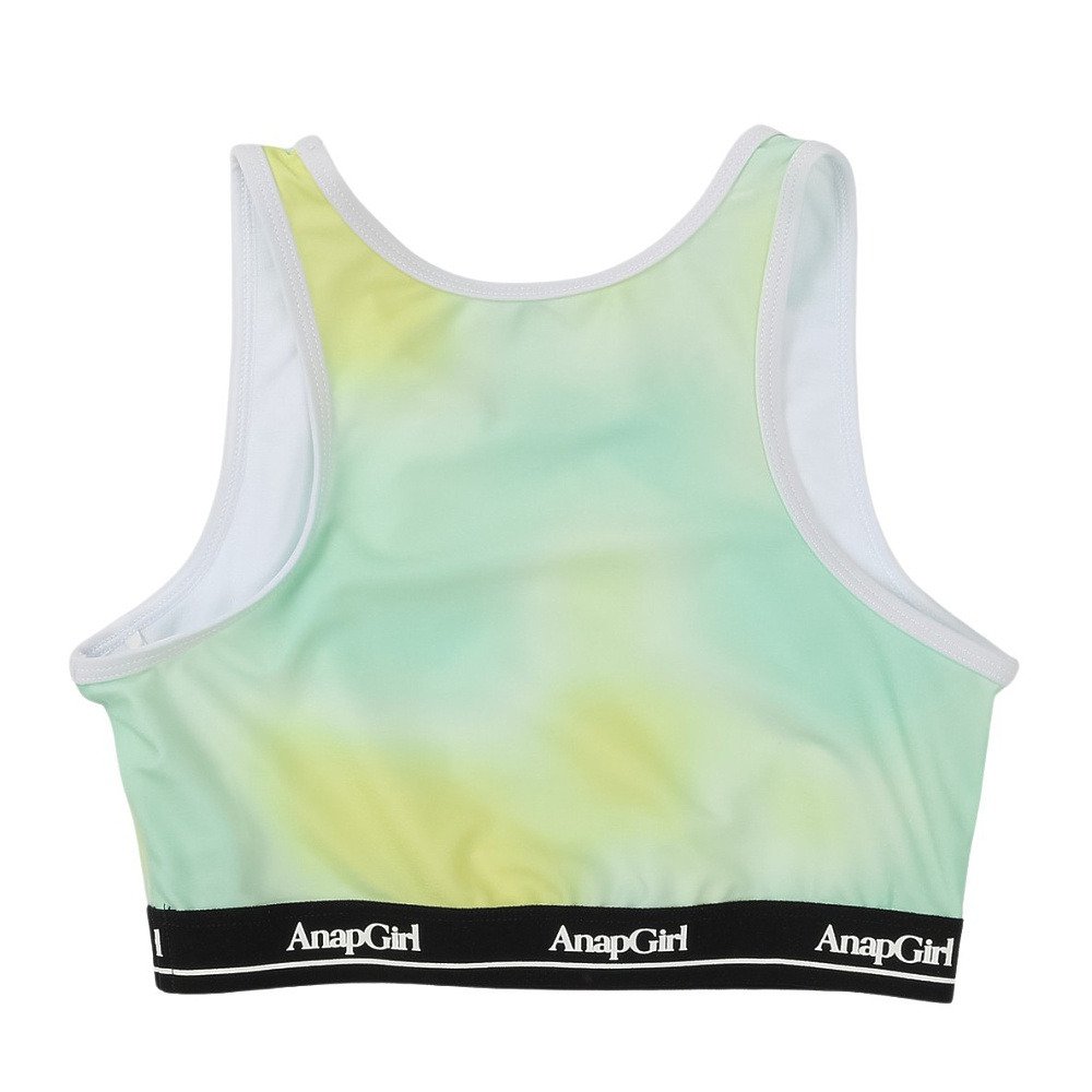アナップ（ANAP）（キッズ）水着 ジュニア 女子 ノンスリーブTシャツ付き タンキニ 3点 375853-26GRN