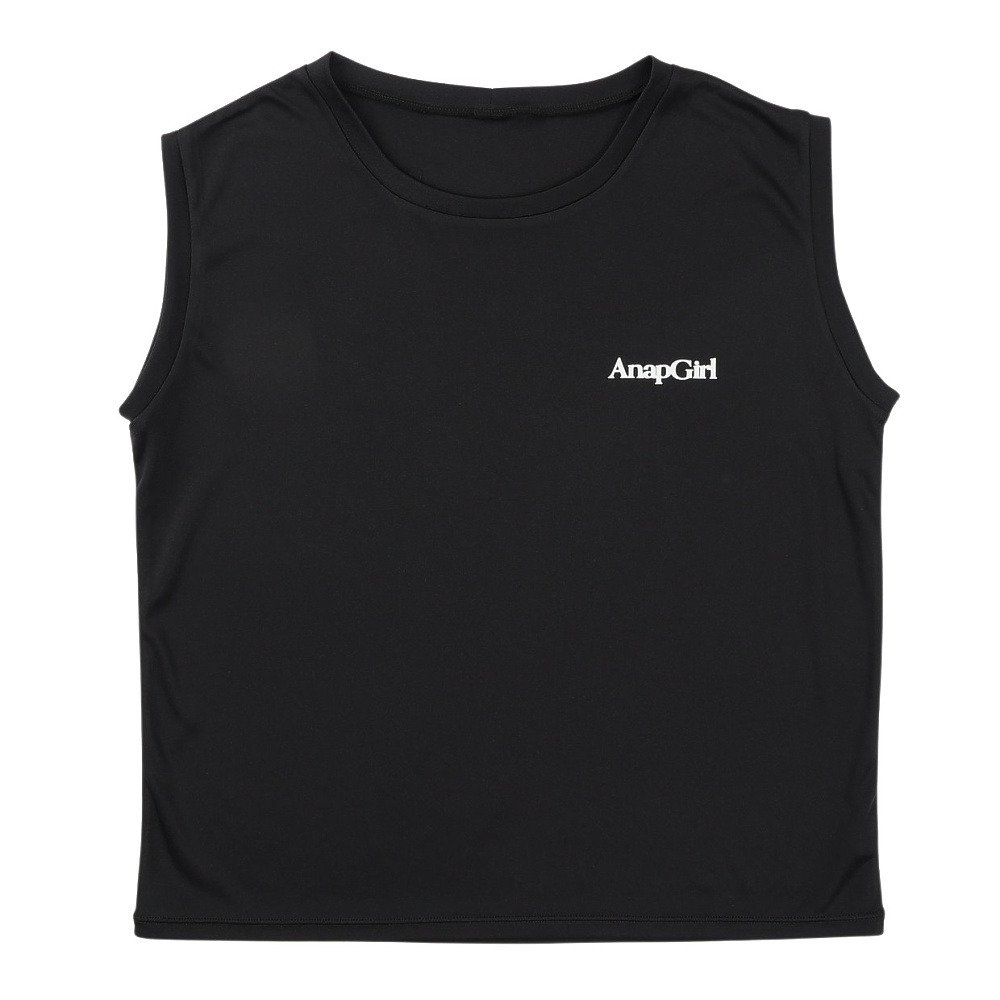 アナップ（ANAP）（キッズ）水着 ジュニア 女子 ノンスリーブTシャツ付き タンキニ 3点 375853-26GRN