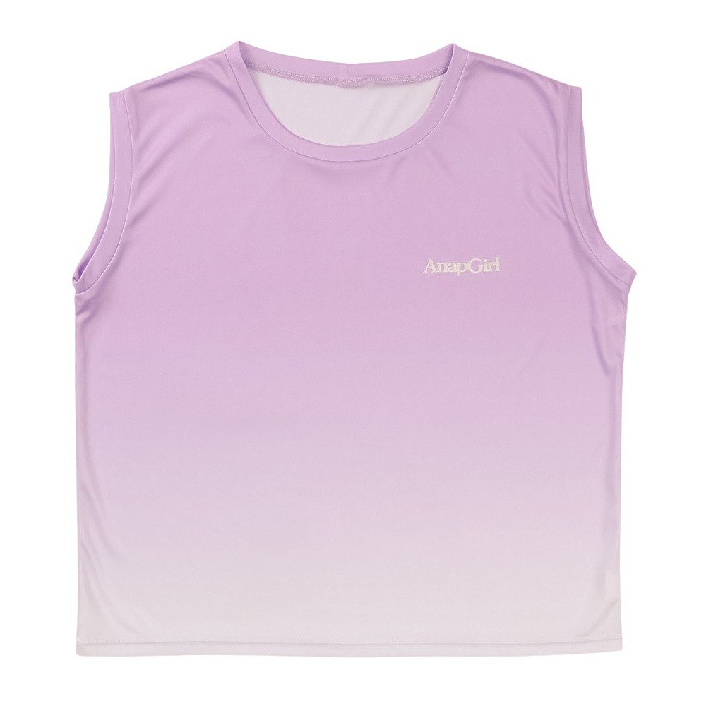 アナップ（ANAP）（キッズ）水着 ガールズ ノンスリーブTシャツ付き タンキニ 3点 375853-26IVR
