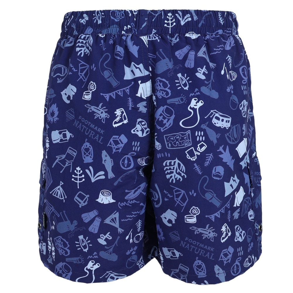 フットマーク（FOOTMARK）（キッズ）キッズ 男の子 水着 ジュニア ショーツ 多ポケット 0242076-19. 120cm 130cm  140cm 150cm 160cm マリン、ウィンタースポーツ用品はヴィクトリア