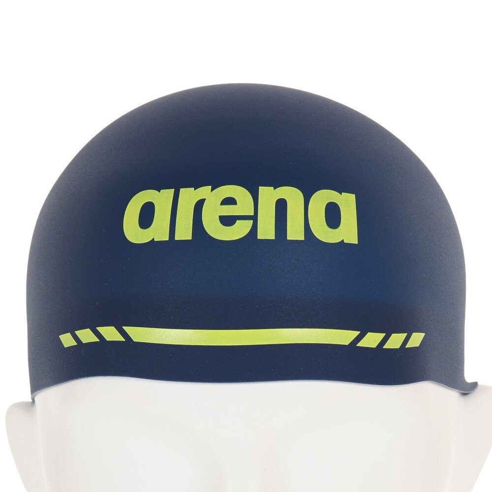 アリーナ（ARENA）（メンズ、レディース）水泳 アクアフォース3Dキャップ レーシングシリコーンキャップ FINA承認 ARN-3410 NVY