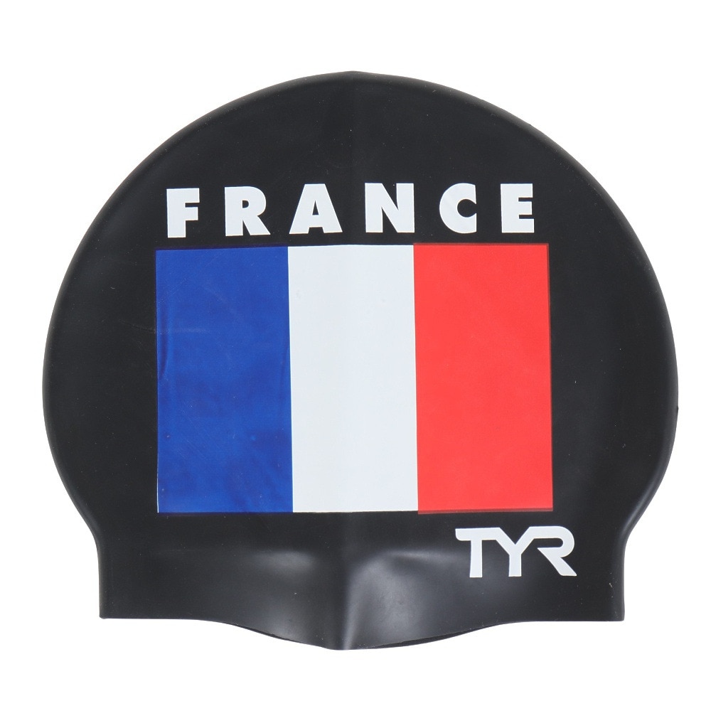 ティア（TYR）（メンズ）水泳 キャップ シリコンキャップ フランス LCSFRA BK ++ スポーツ用品はスーパースポーツゼビオ