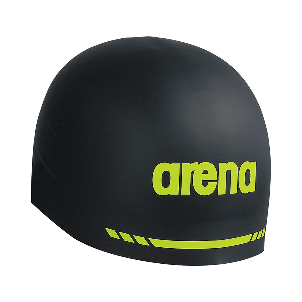 アリーナ（ARENA）（メンズ、レディース）水泳 キャップ アクアフォース3Dキャップ レーシングシリコーンキャップ ソフトタイプ WA承認モデル AS5SSC02U BKYL