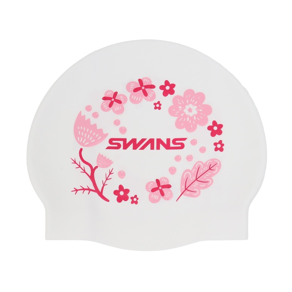 スワンズ（SWANS）（メンズ、レディース）水泳 シリコンキャップ WA承認モデル SA-7 HANA 25SS W