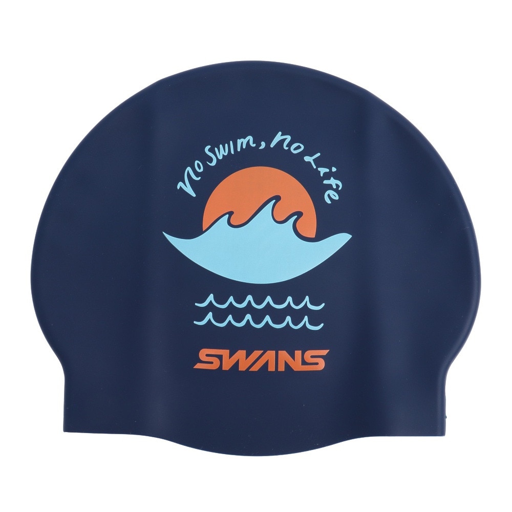 スワンズ（SWANS）（メンズ、レディース）水泳 キャップ シリコーンキャップ SA-7SUN NAV
