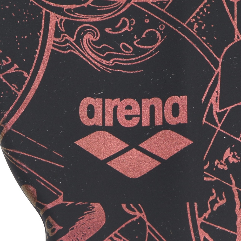 アリーナ（ARENA）（メンズ、レディース）水泳 キャップ シリコーンキャップ 招集所持ち込み可 AS5FSC20U BKPK
