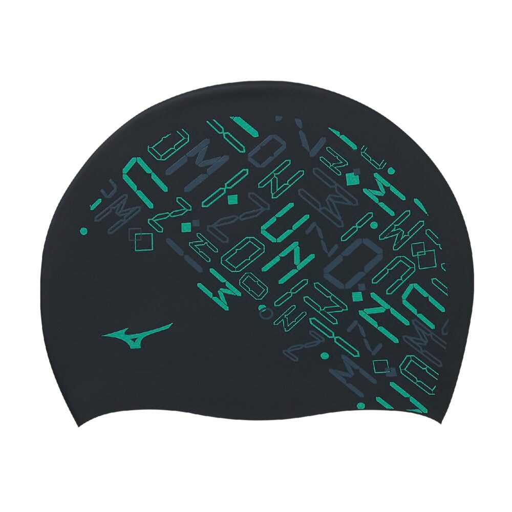 ミズノ（MIZUNO）（メンズ、レディース）スイムキャップ 水泳 シリコーンキャップ 黒 N2JWC54509 スイミングキャップ 水泳帽 シリコン