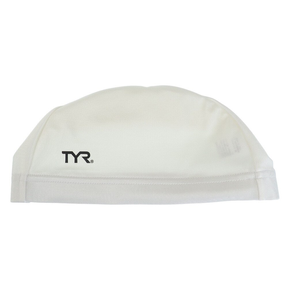 ティア（TYR）（メンズ、レディース）水泳 キャップ ストレッチスイムキャップ LCYN2 WH ++