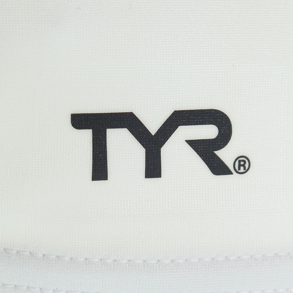ティア（TYR）（メンズ、レディース）水泳 キャップ ストレッチスイムキャップ LCYN2 WH ++