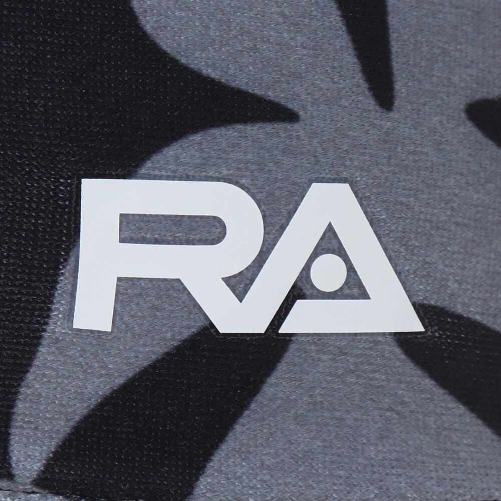 RA（RA）（メンズ、レディース）水泳 キャップ ストレッチキャップ NIGHT LEAVES RA RA124-LCYNNIGT BKGY