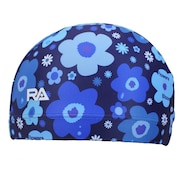 RA（RA）（メンズ、レディース）水泳 キャップ ストレッチキャップ Flowers Bloom PEACEFULL RA RA124-LCYNPECE NV