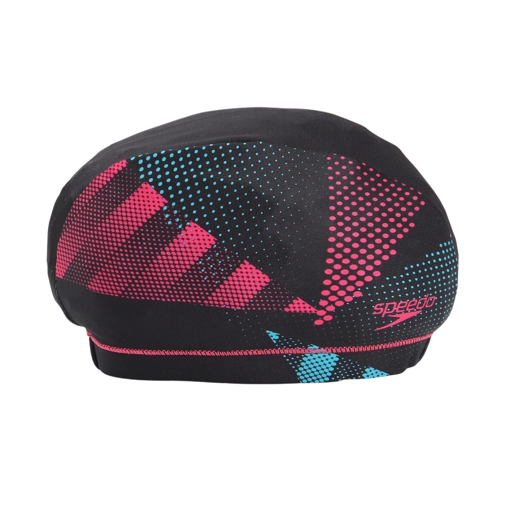 スピード（SPEEDO）（メンズ、レディース）キャップ 水泳 トライアングル トリコット ピンク SE12510 PN 水泳帽  柄 練習 部活 運動 スポーツ フィットネス