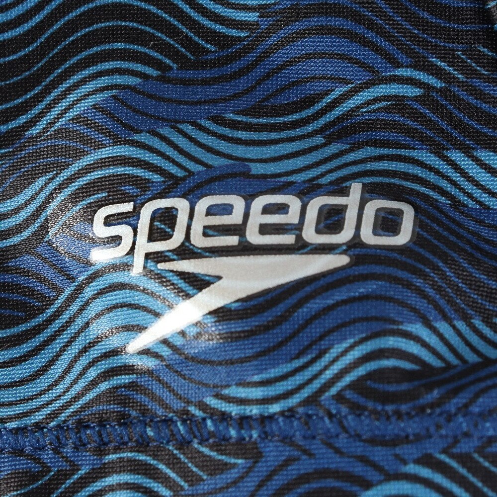 スピード（SPEEDO）（メンズ、レディース）スイムキャップ 水泳 ハイタイドブーントリコットキャップ SE12511 SB 50-59cm 青
