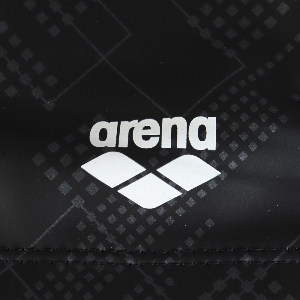 アリーナ（ARENA）（メンズ、レディース）キャップ 2way シリコーンキャップ 黒 白 50-59センチ AS5SSC31U BKWH 水泳 総柄 健康 フィットネス エクササイズ 
