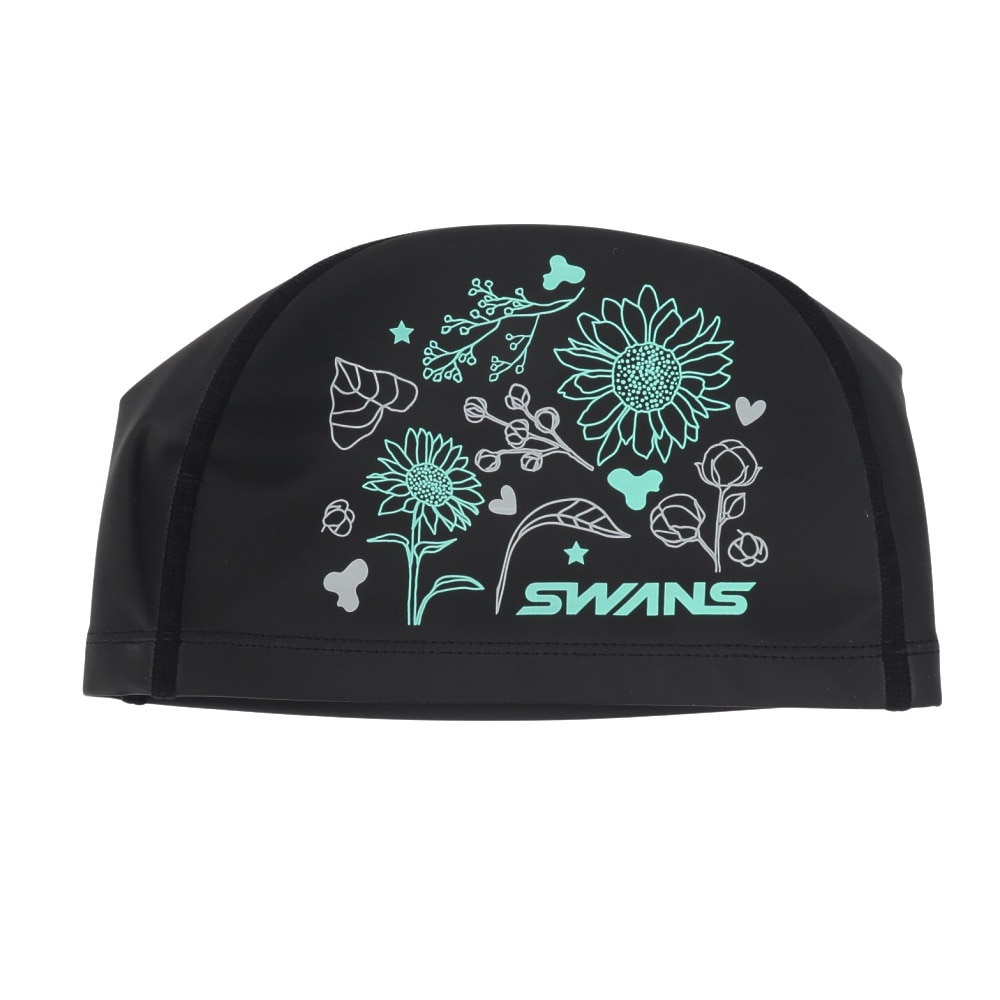 スワンズ（SWANS）（メンズ、レディース）水泳 キャップ 2WAY シリコンキャップ SA-70 HIM BK