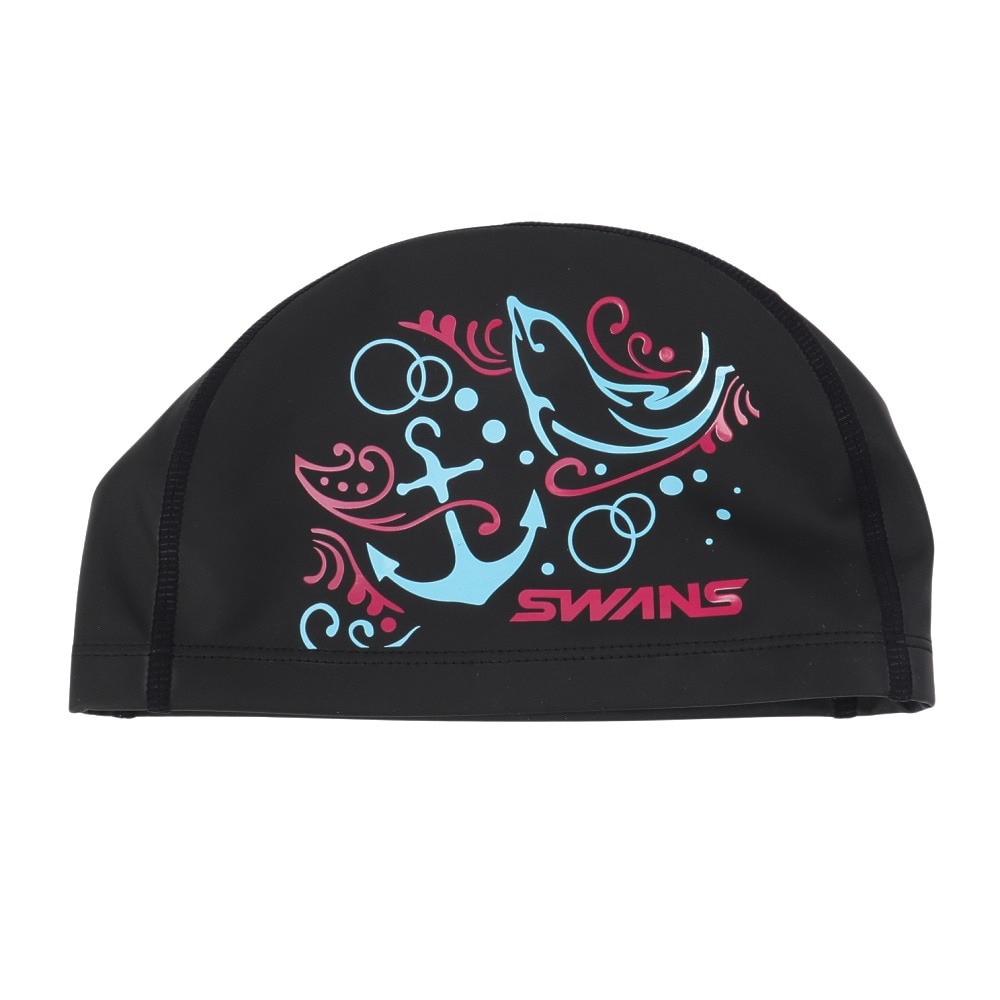 スワンズ（SWANS）（メンズ、レディース）水泳 キャップ 2WAY シリコンキャップ SA-70 MAR BK