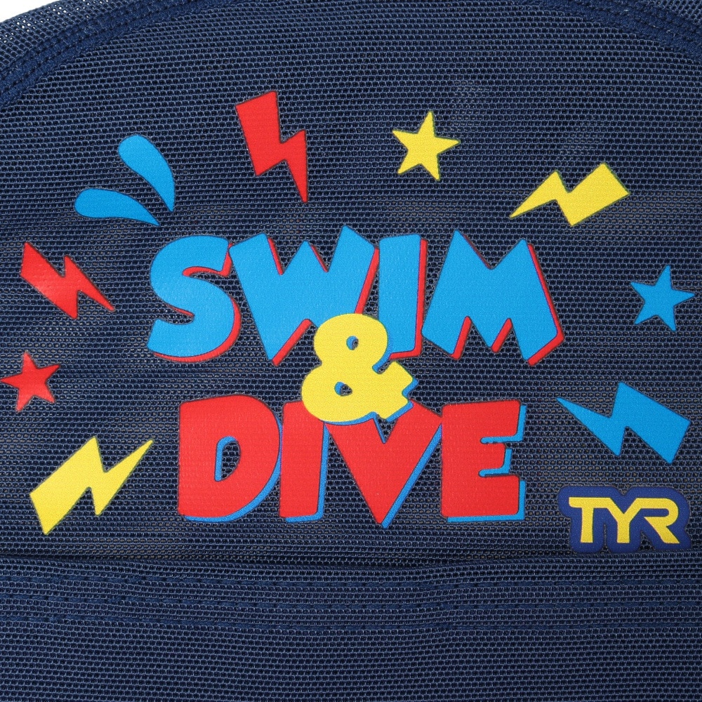 ティア（TYR）（メンズ、レディース）水泳 メッシュキャップ SWIM&DIVE LCMM-49 NVRD