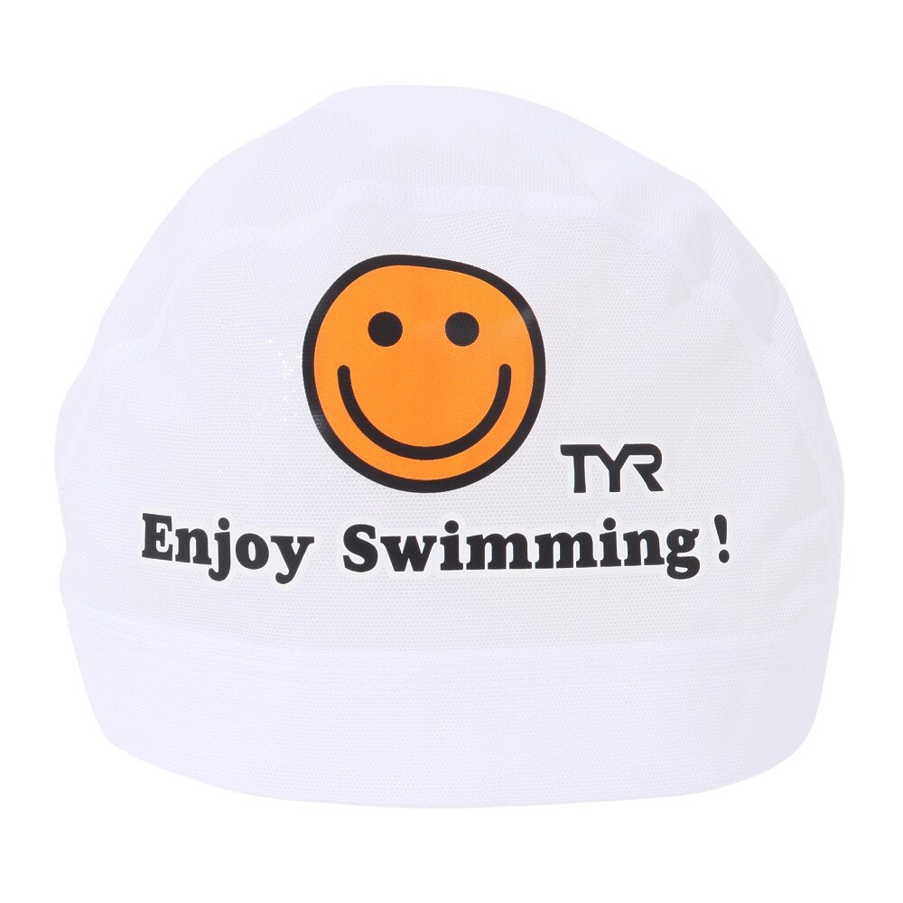ティア（TYR）（メンズ、レディース）水泳 メッシュキャップ LCMM-54 WH