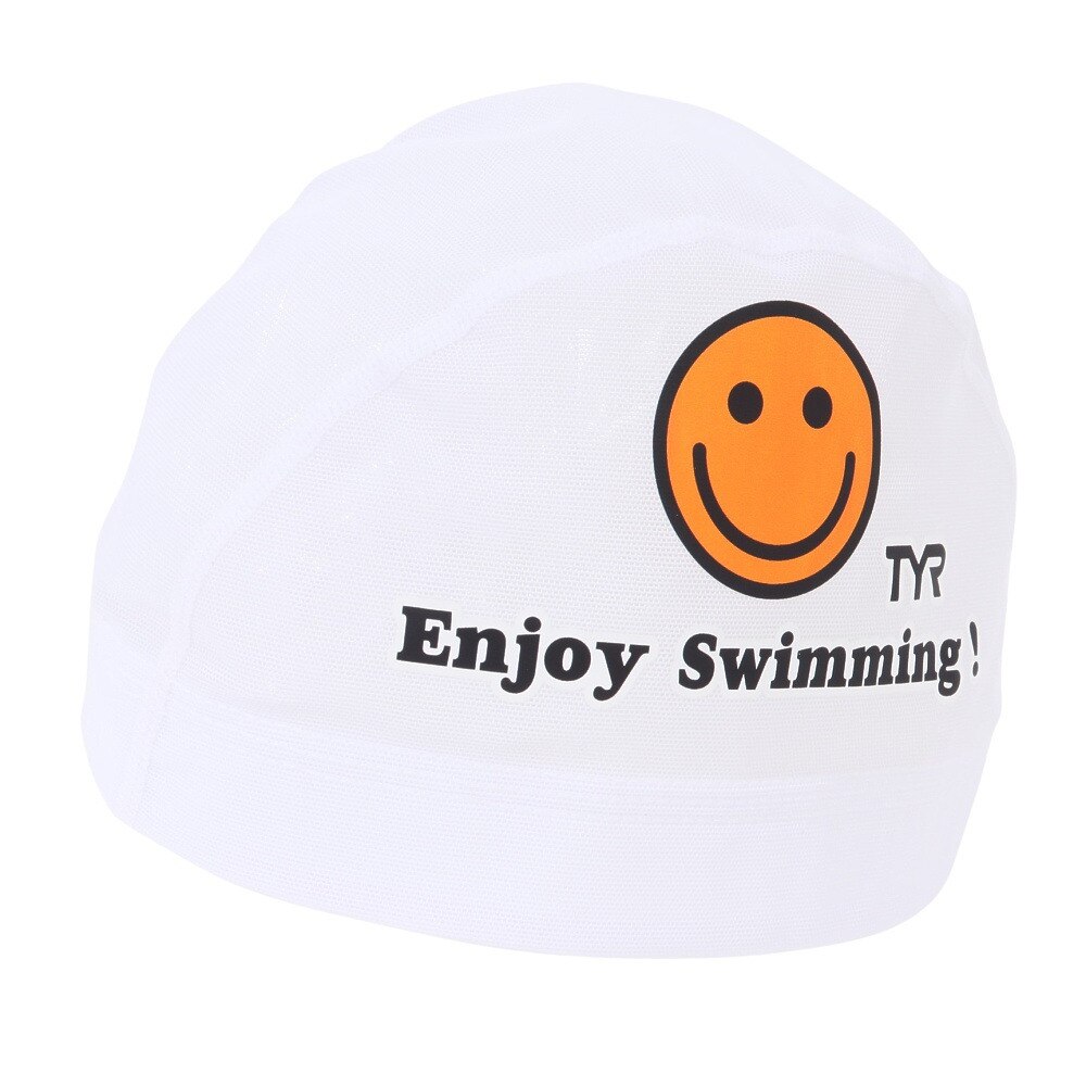 ティア（TYR）（メンズ、レディース）水泳 メッシュキャップ LCMM-54 WH
