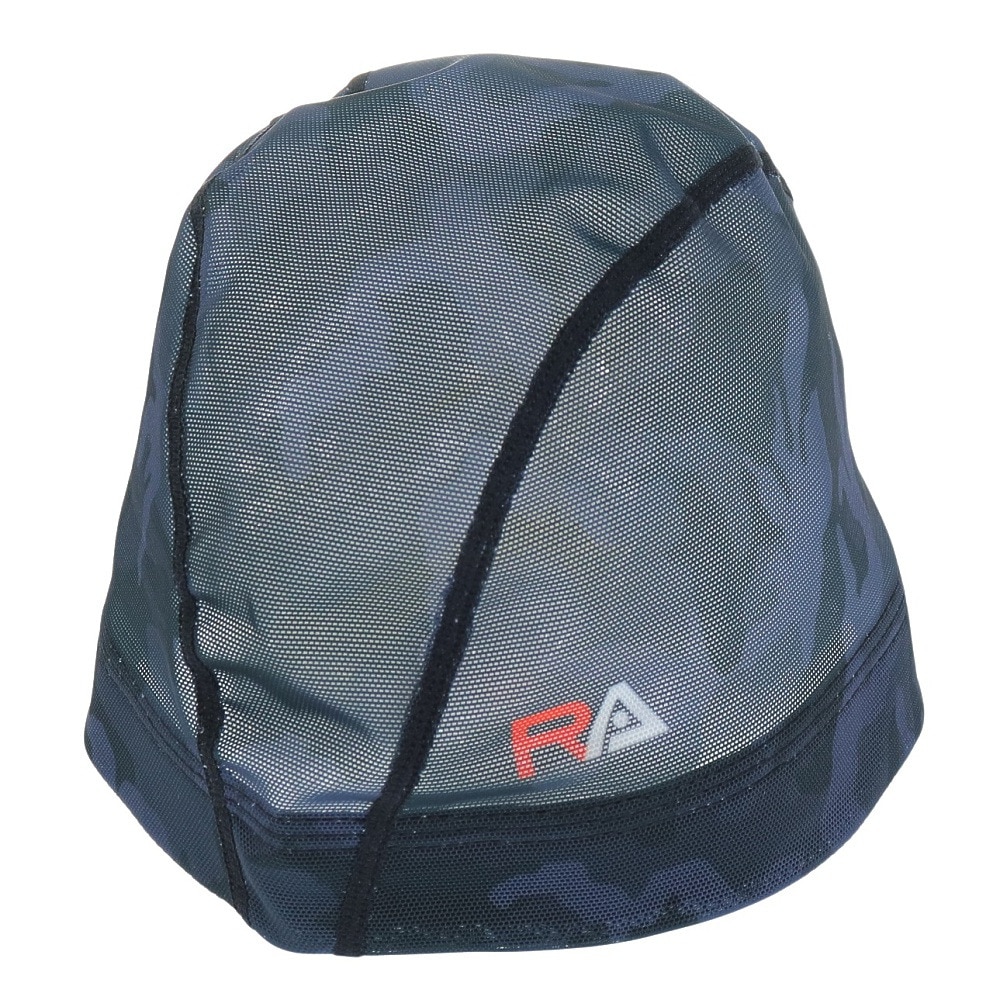 RA（RA）（メンズ）水泳 メッシュキャップ カモフラ RA523-LCMM01 BK