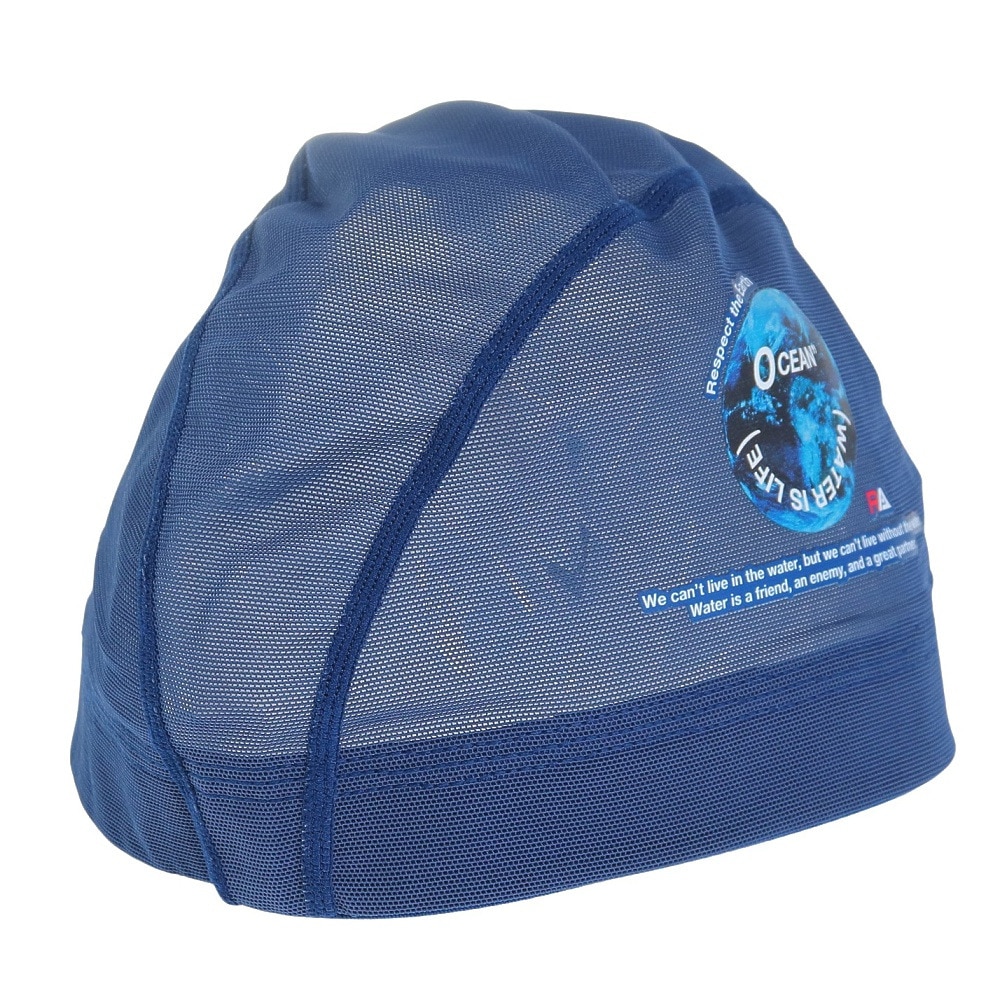RA（RA）（メンズ、レディース）水泳 メッシュキャップ OCEAN RA523-LCMM02  NVWH
