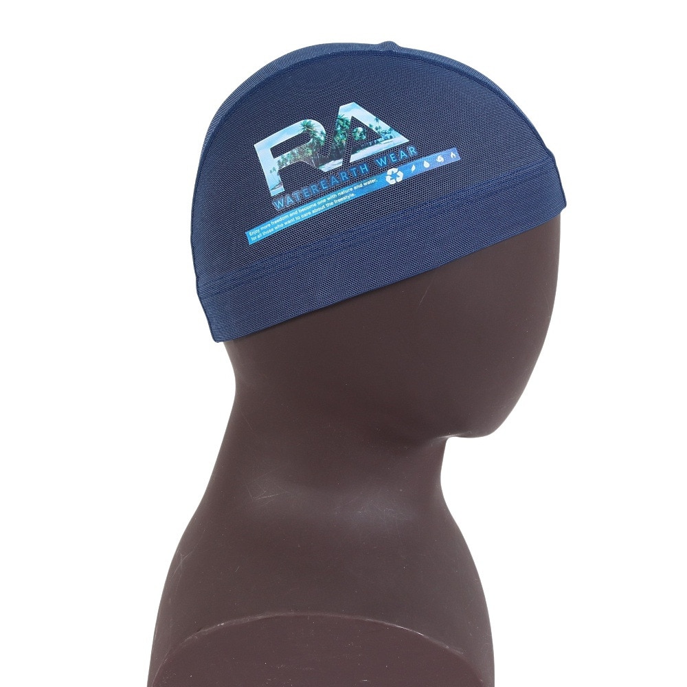 RA（RA）（メンズ、レディース）水泳 メッシュキャップ M  RA124-LCMM01 NVML