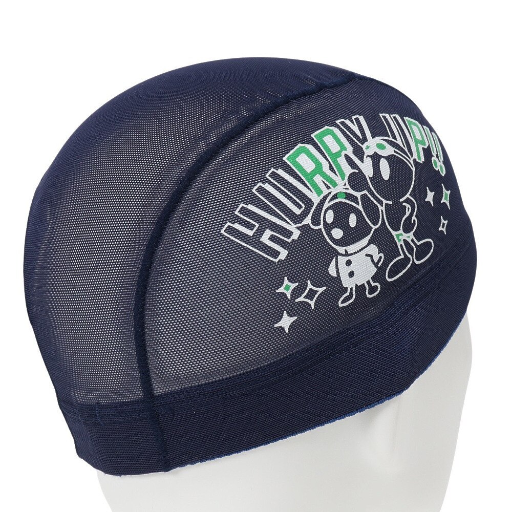 アリーナ（ARENA）（メンズ、レディース）水泳 アリーナくんメッシュキャップ ARN-4414 NVY