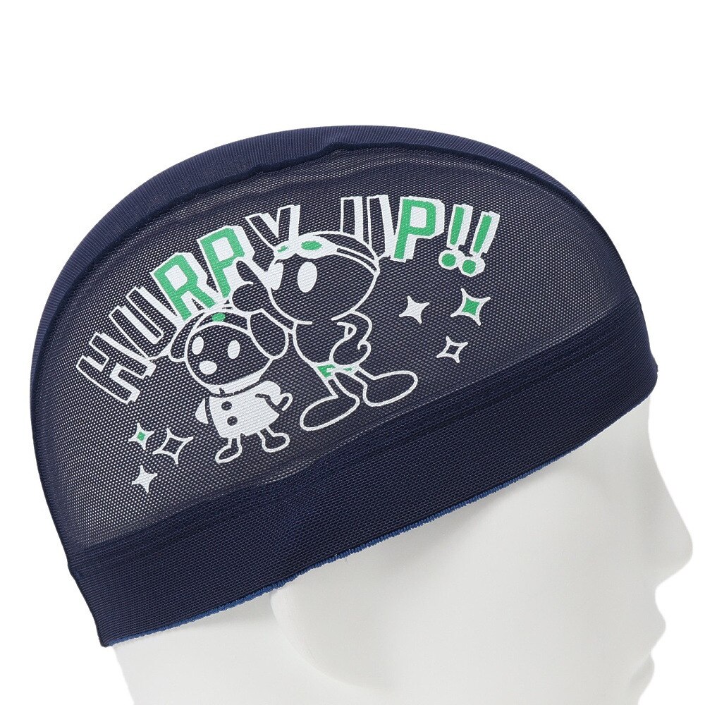 アリーナ（ARENA）（メンズ、レディース）水泳 アリーナくんメッシュキャップ ARN-4414 NVY