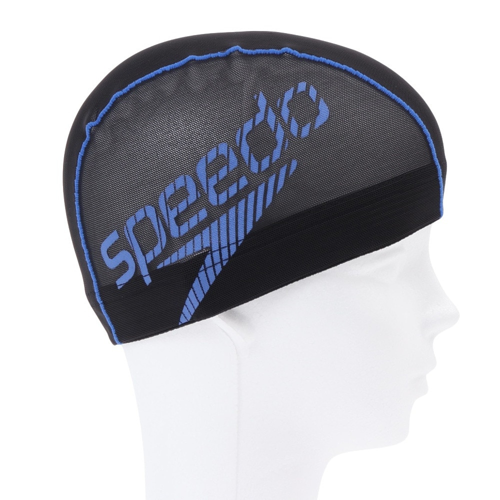 スピード（SPEEDO）（メンズ、レディース）水泳 メッシュキャップ ビームスタック SE12420 MB