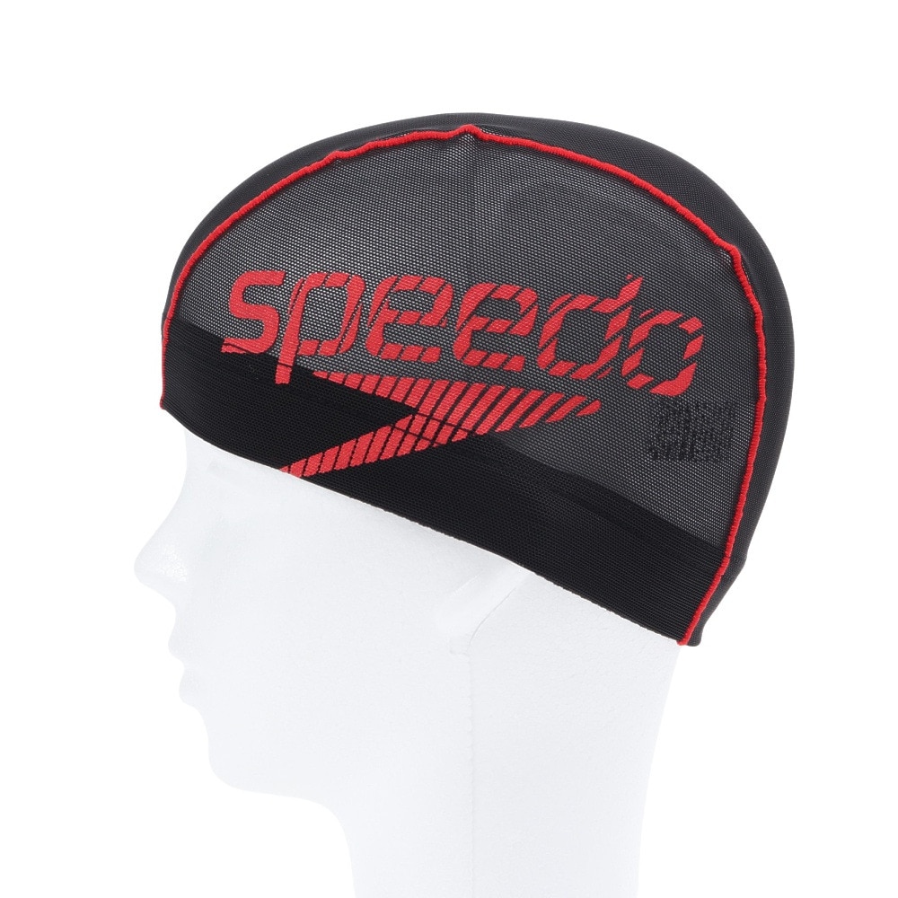 スピード（SPEEDO）（メンズ、レディース）水泳 メッシュキャップ ビームスタック SE12420 RE