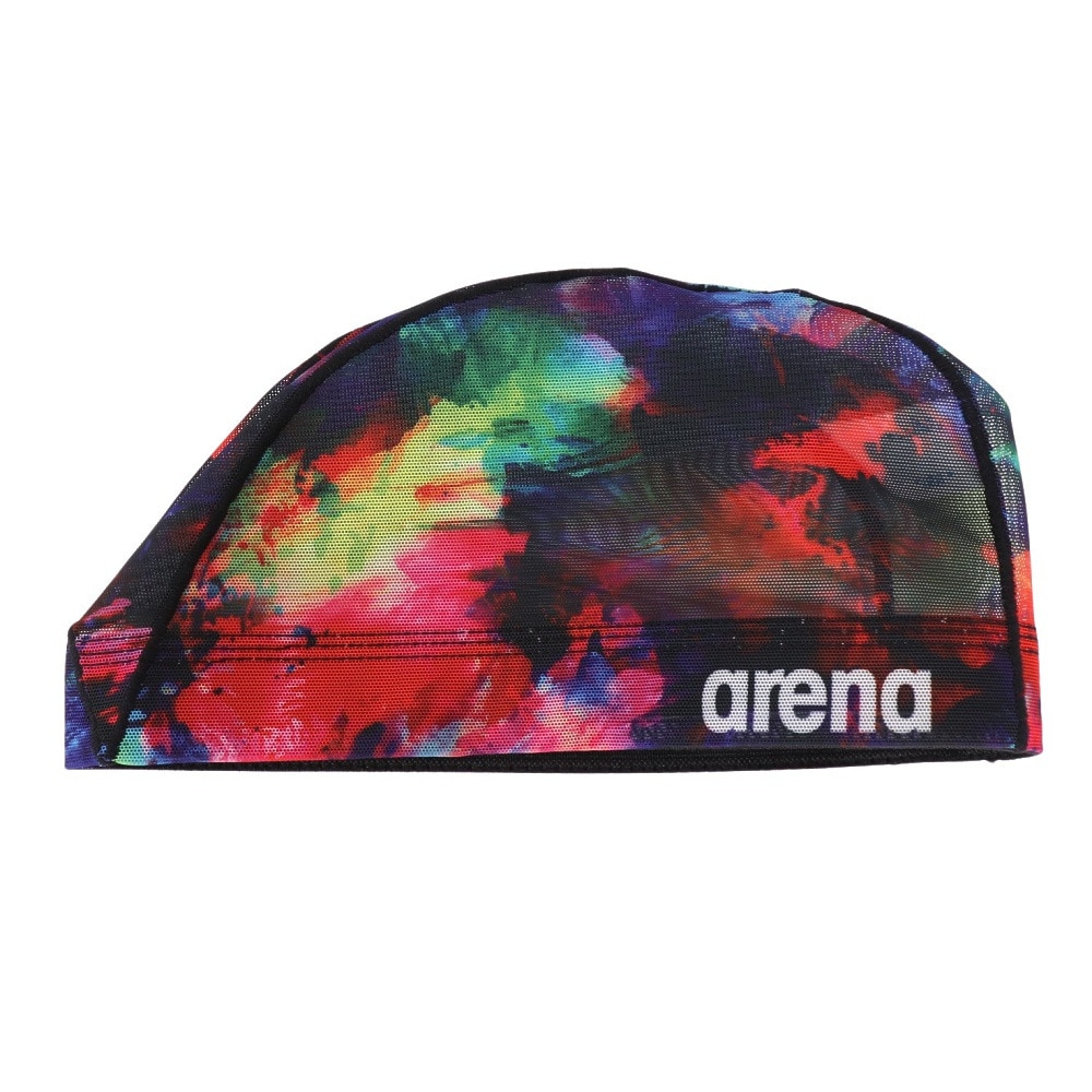 アリーナ（ARENA）（メンズ、レディース、キッズ）水泳 メッシュキャップ AS4FSC50U BKWH