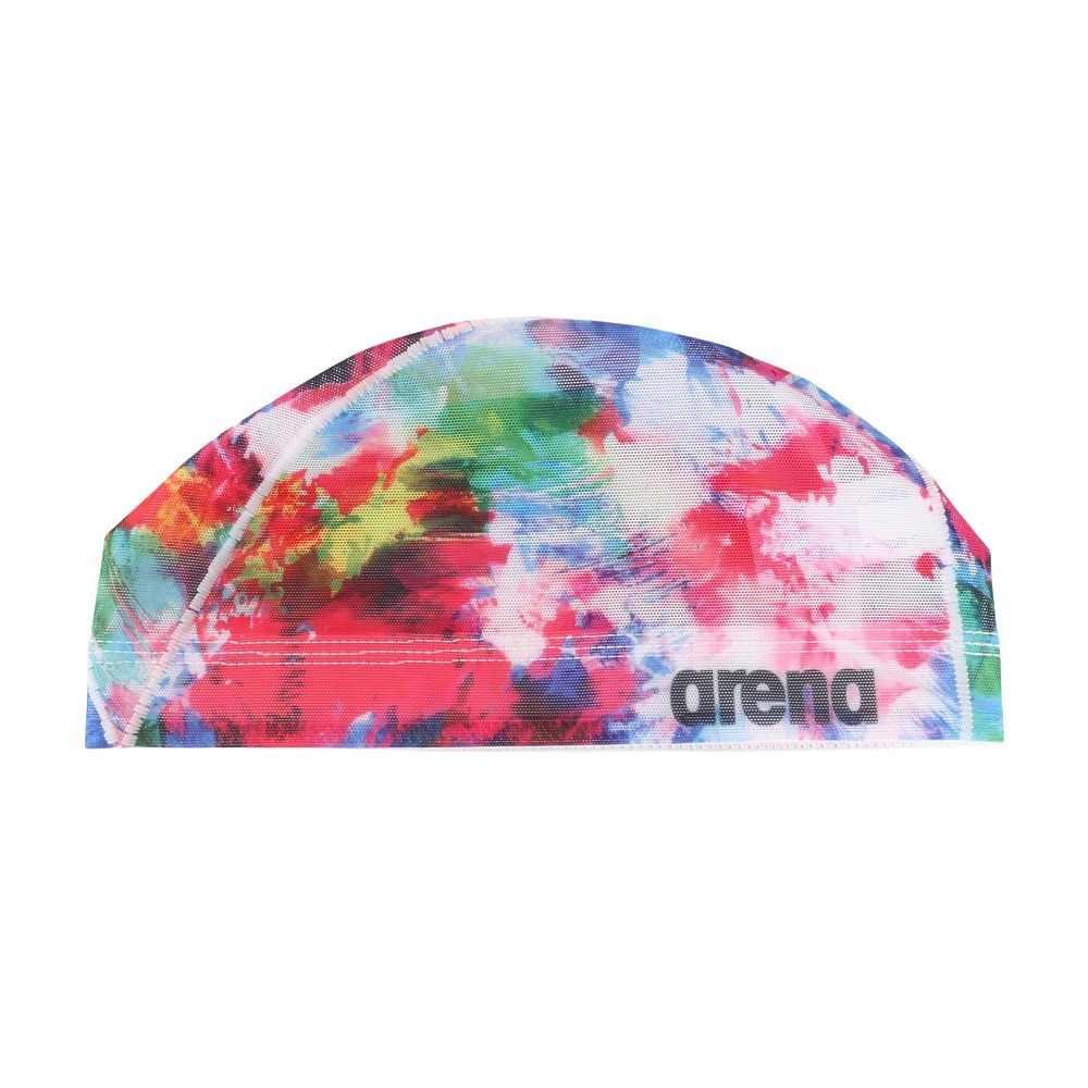 アリーナ（ARENA）（メンズ、レディース、キッズ）水泳 メッシュキャップ AS4FSC50U WHBK