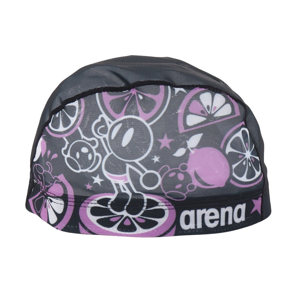 アリーナ（ARENA）（メンズ、レディース、キッズ）水泳 メッシュキャップ AS4FSC54U BKWH