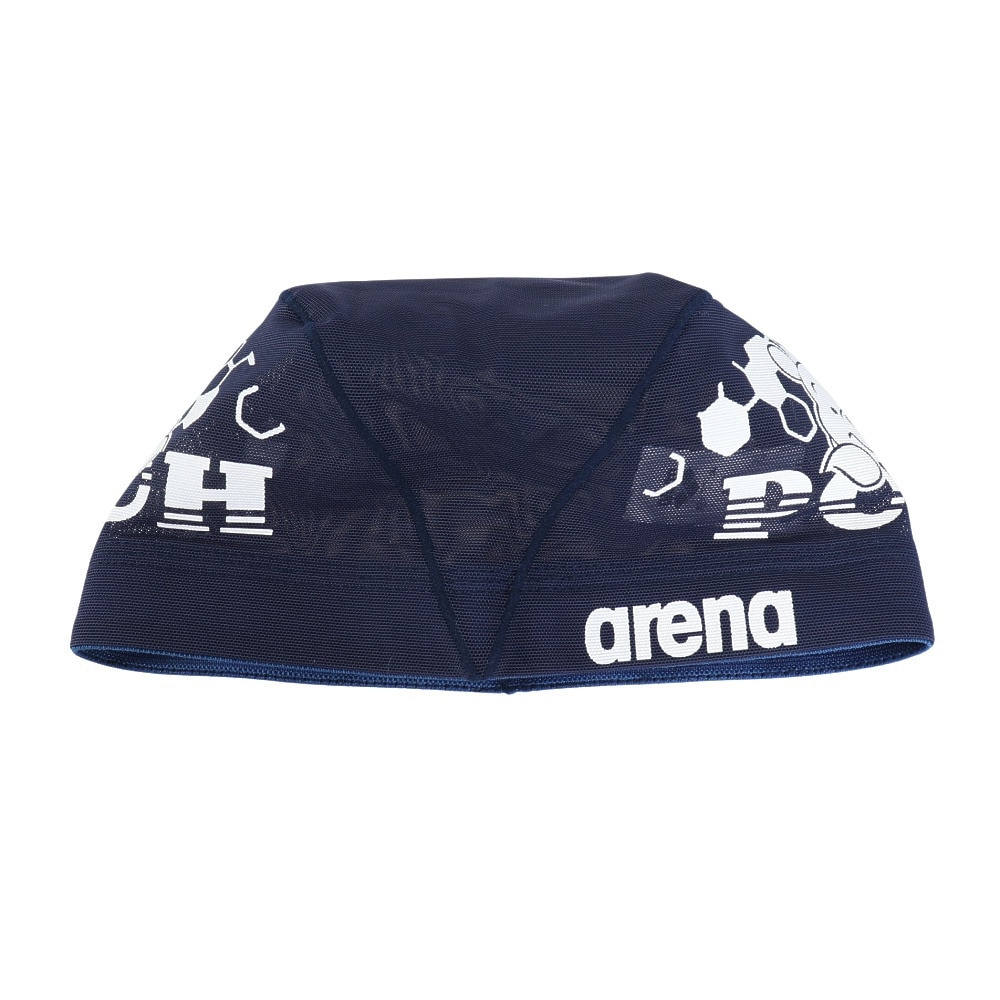 アリーナ（ARENA）（メンズ、レディース、キッズ）水泳 メッシュキャップ ディズニー プーさん ラバープリント AS4FSC82U NVWH ネイビー