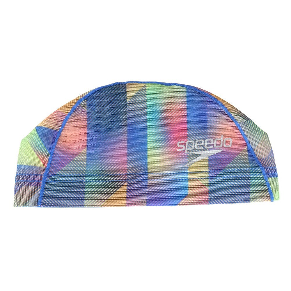 スピード（SPEEDO）（メンズ、レディース）水泳 アンギュラーフェイズ メッシュキャップ SE12451 BL