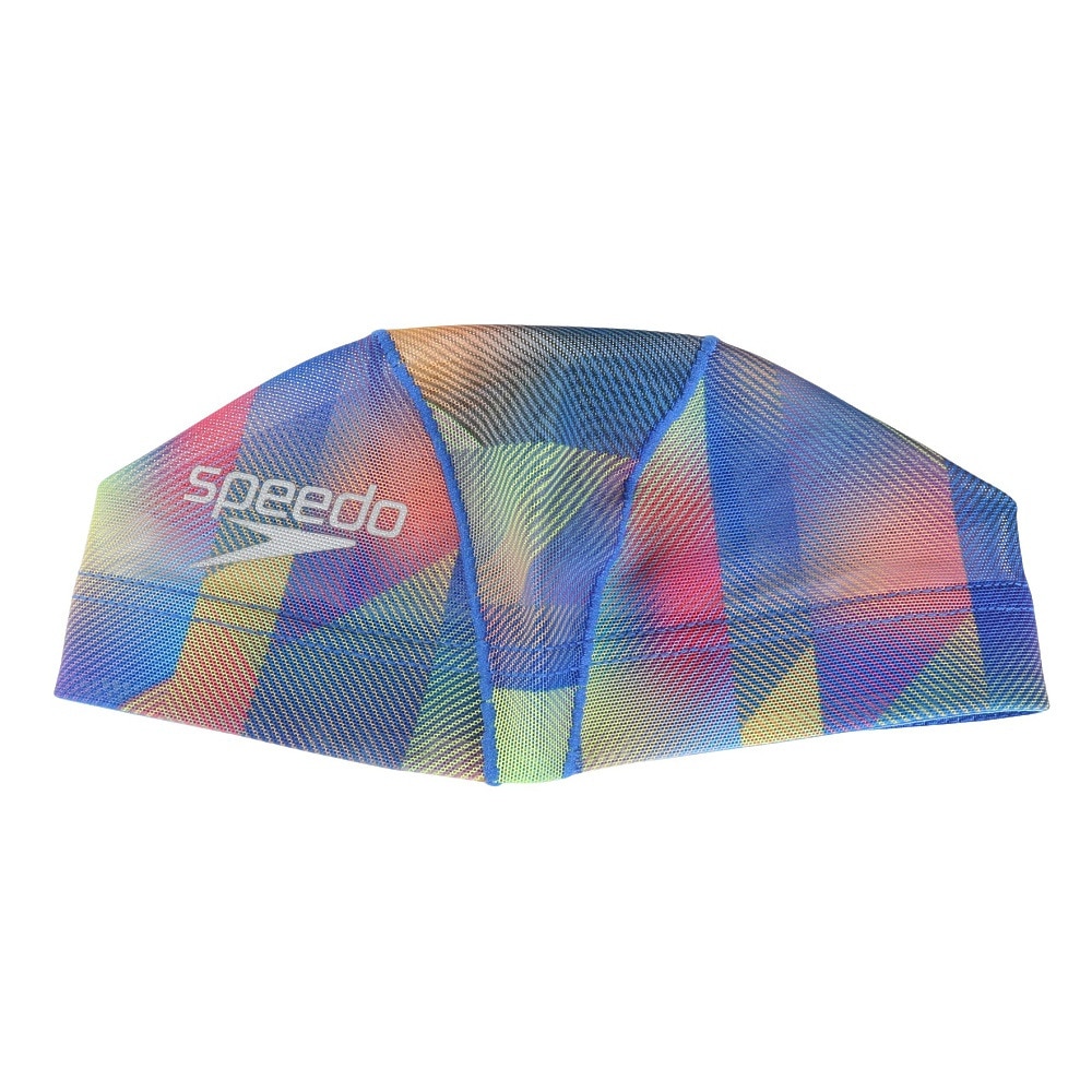 スピード（SPEEDO）（メンズ、レディース）水泳 アンギュラーフェイズ メッシュキャップ SE12451 BL