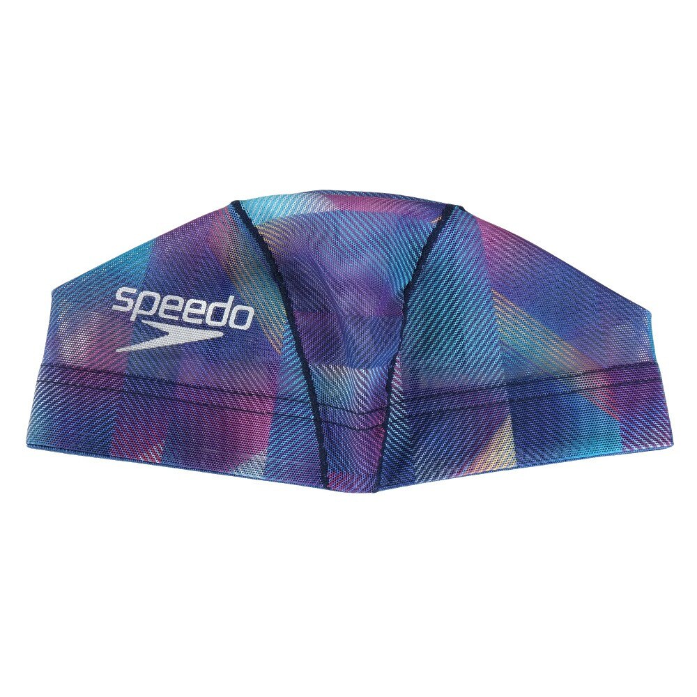 スピード（SPEEDO）（メンズ、レディース）水泳 アンギュラーフェイズ メッシュキャップ SE12451 PB