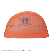 (メンズ、レディース)スイムキャップ 水泳 ONE PIECE メッシュキャップ N2JWB59254 50-59cm オレンジ