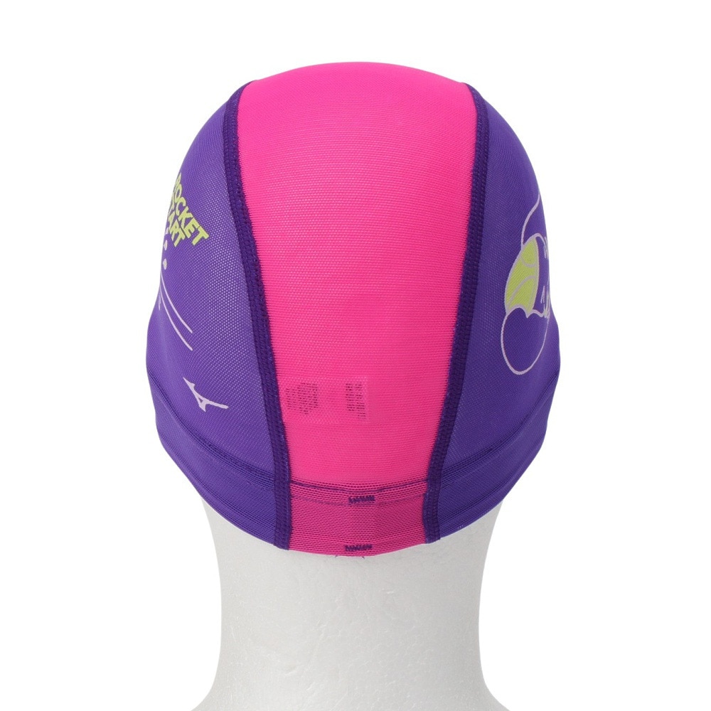 ミズノ（MIZUNO）（メンズ、レディース）水泳 メッシュキャップ N2JWB50569 パープル